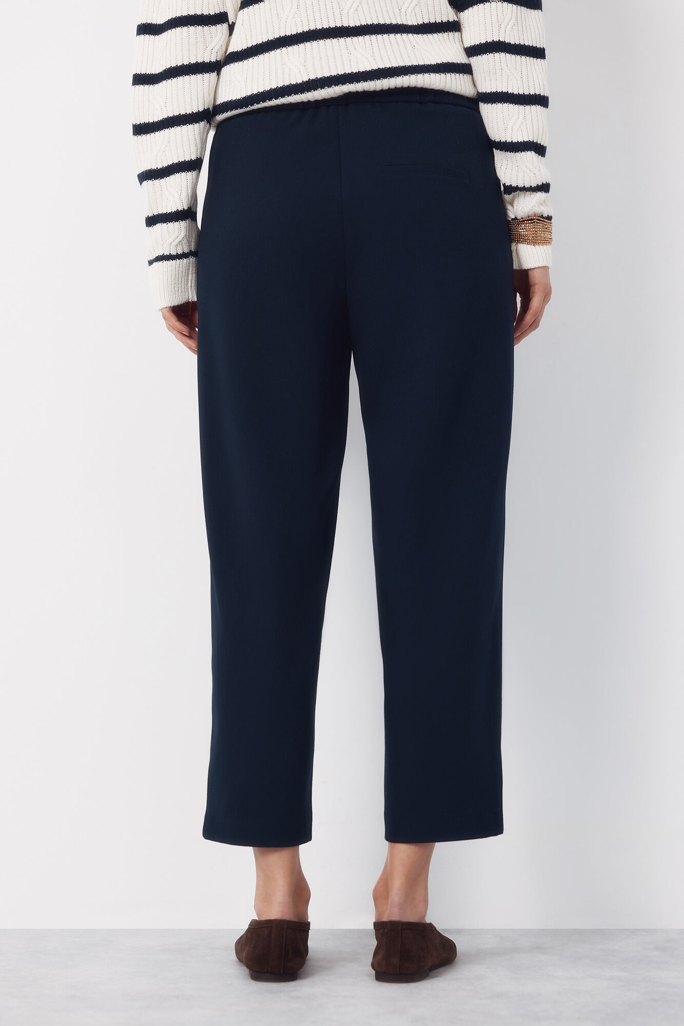 Cortefiel Women's jogger pants Navy