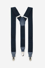Cortefiel Elastic lunar suspender Navy