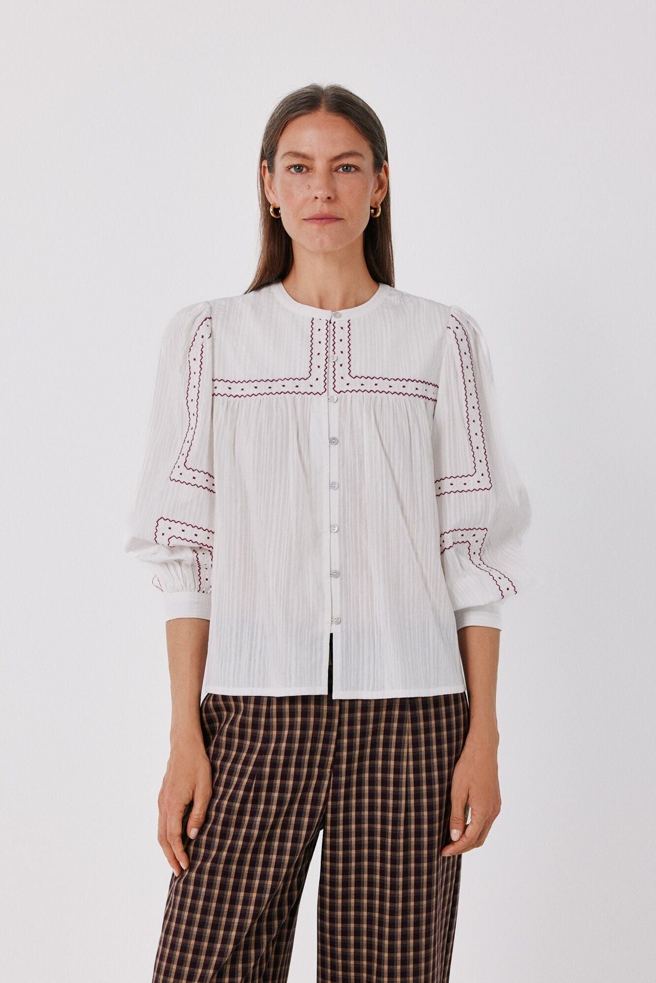 Cortefiel Blusa bordada