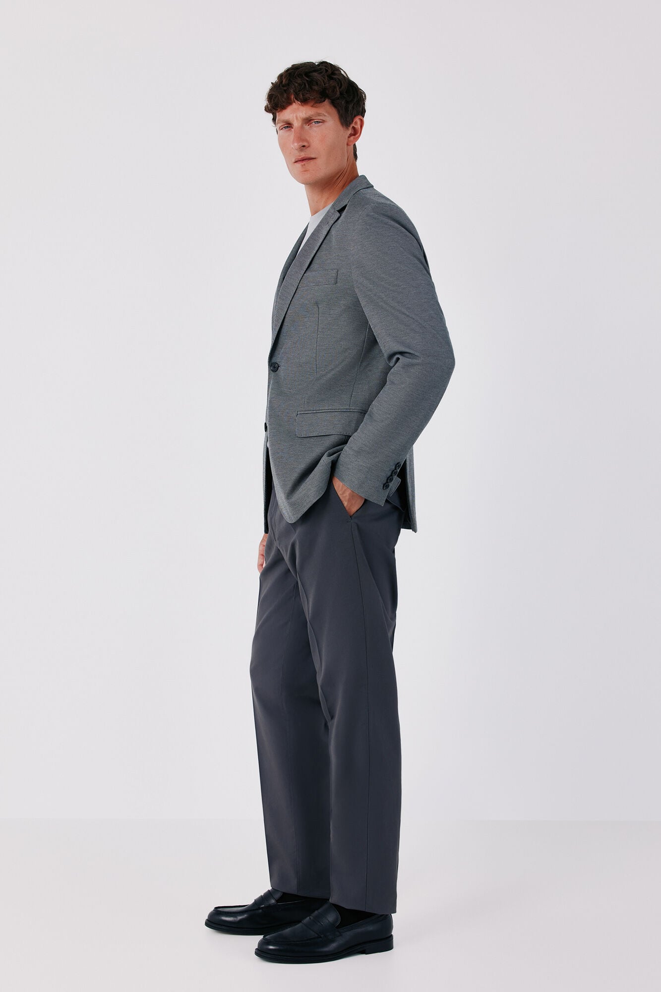 Cortefiel Basic knit blazer