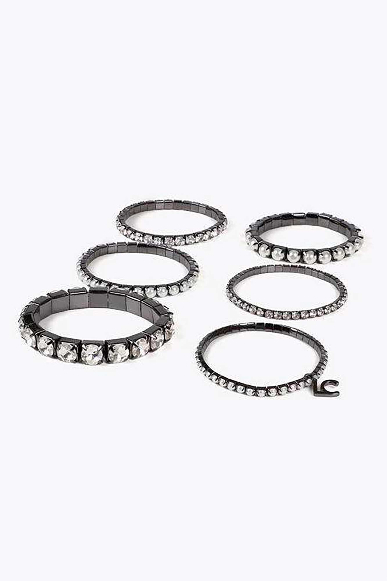 Lola Casademunt Pacote de pulseiras Cinzento