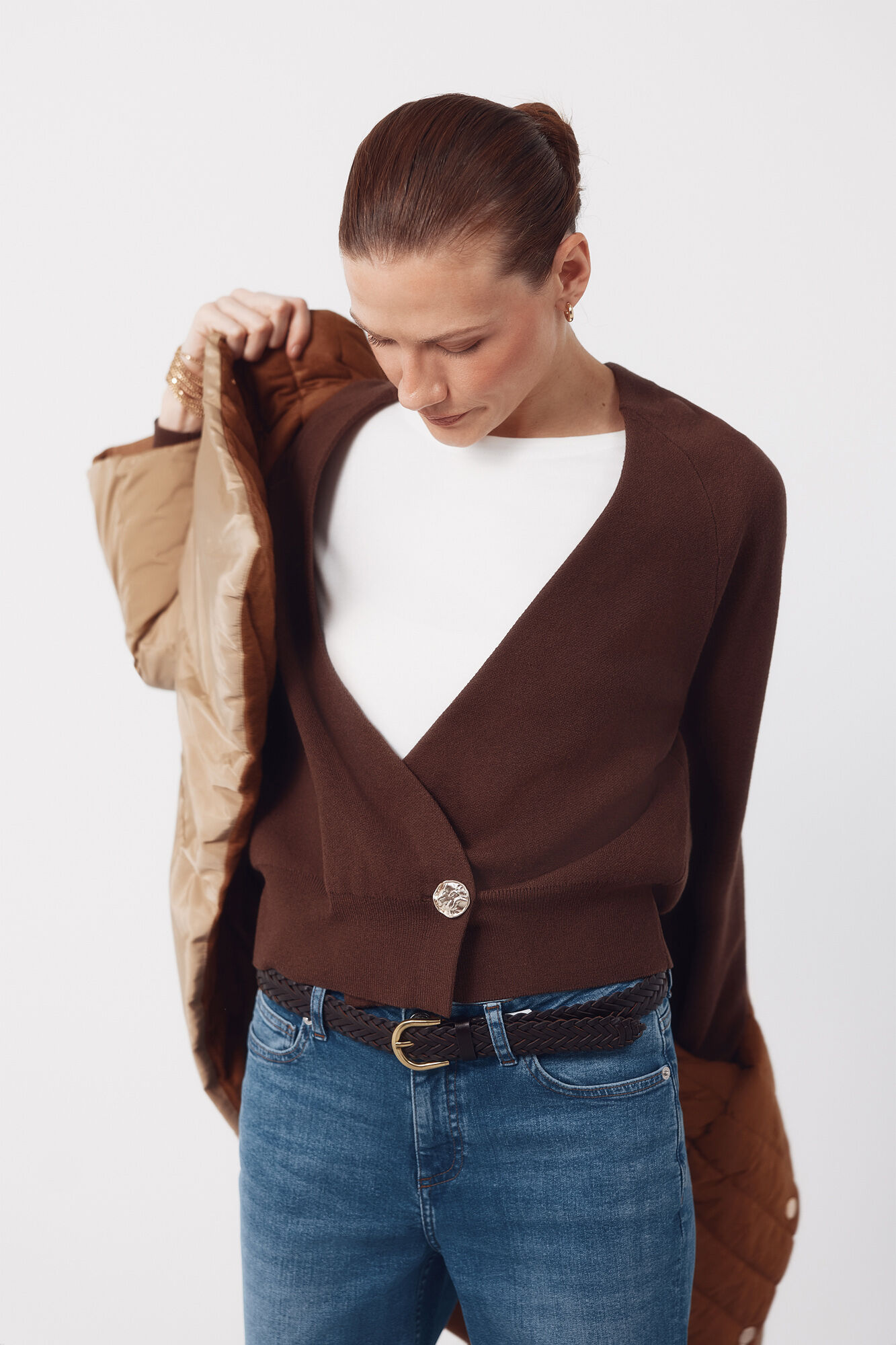 Cortefiel Cazadora acolchada reversible