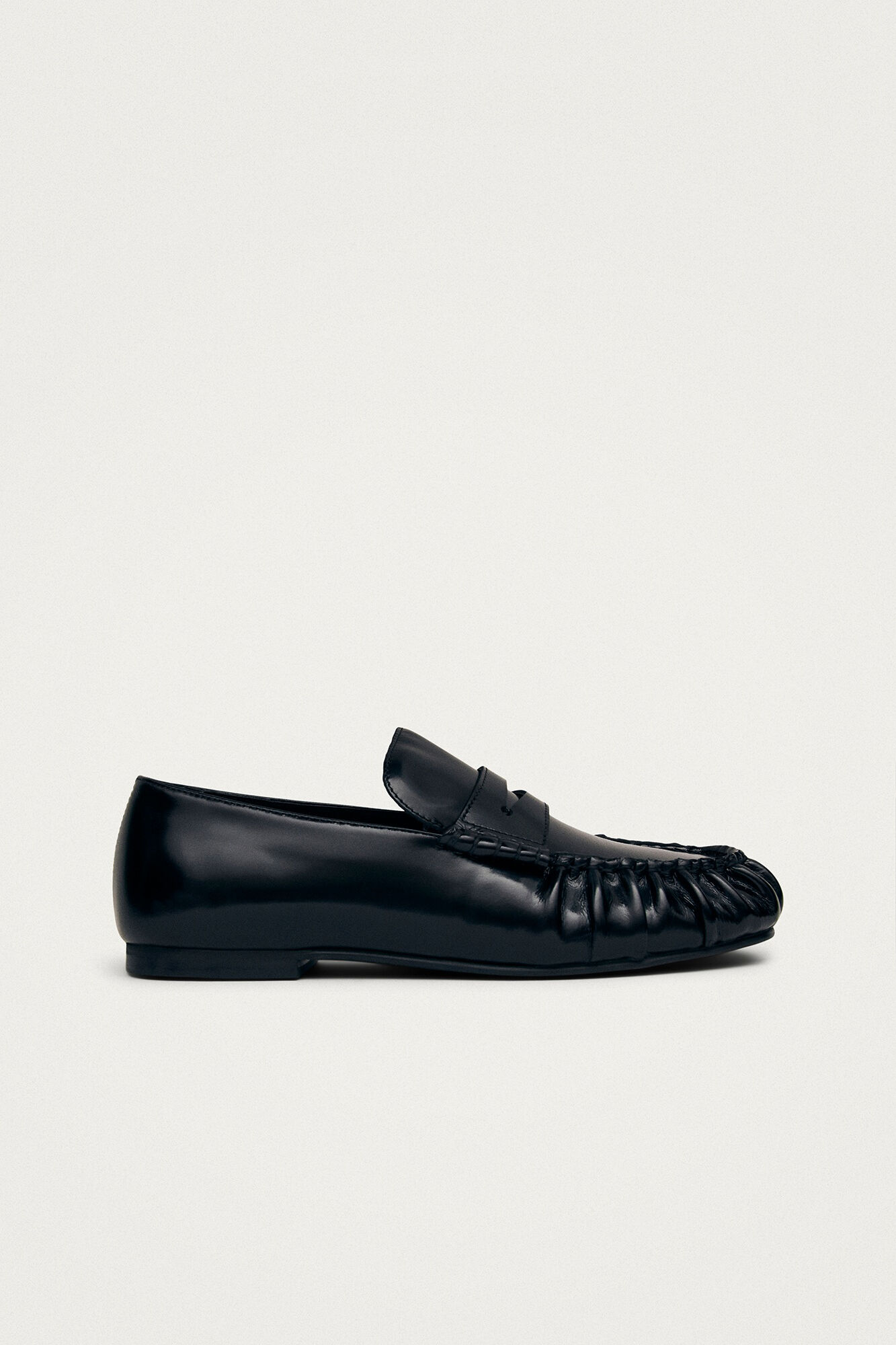 Alohas Mocassins em couro Aven Preto