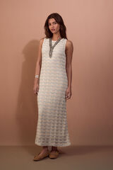 Slowlove Basic structure dress Blue