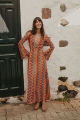 Slowlove Vestido estructura multicolor Multicolour
