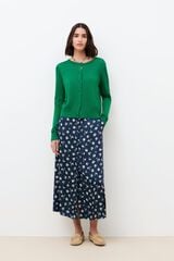 Caroll Jdiane long skirt Printed blue