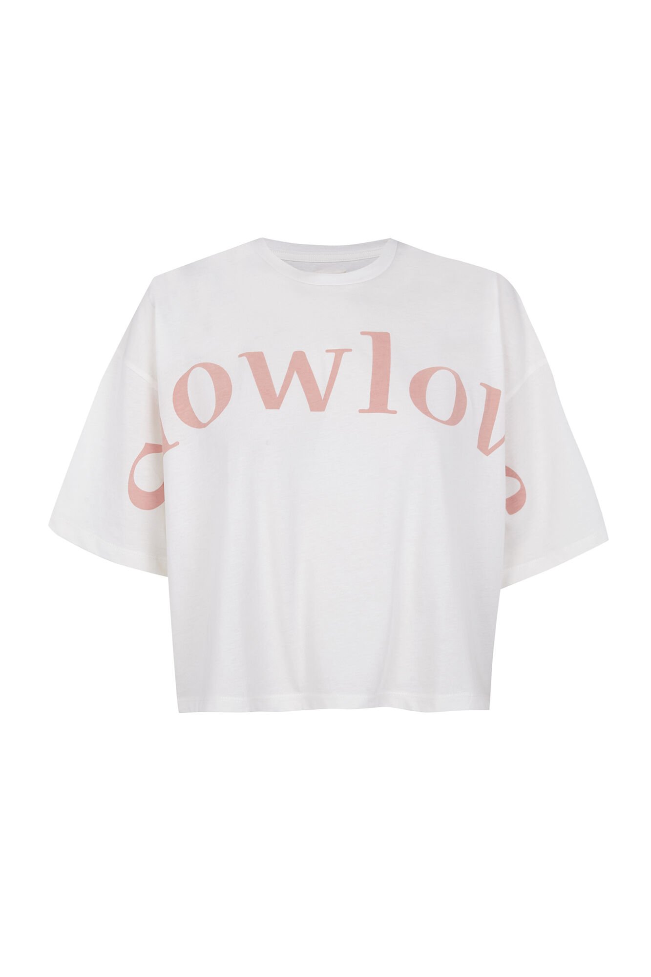 Slowlove Camiseta crop Slowlove Blanco