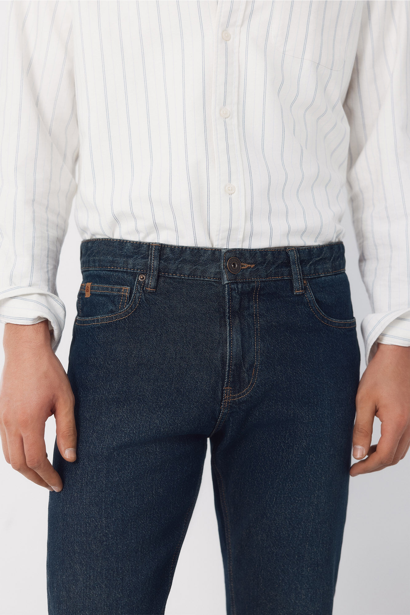 Cortefiel Slim fit jeans Navy