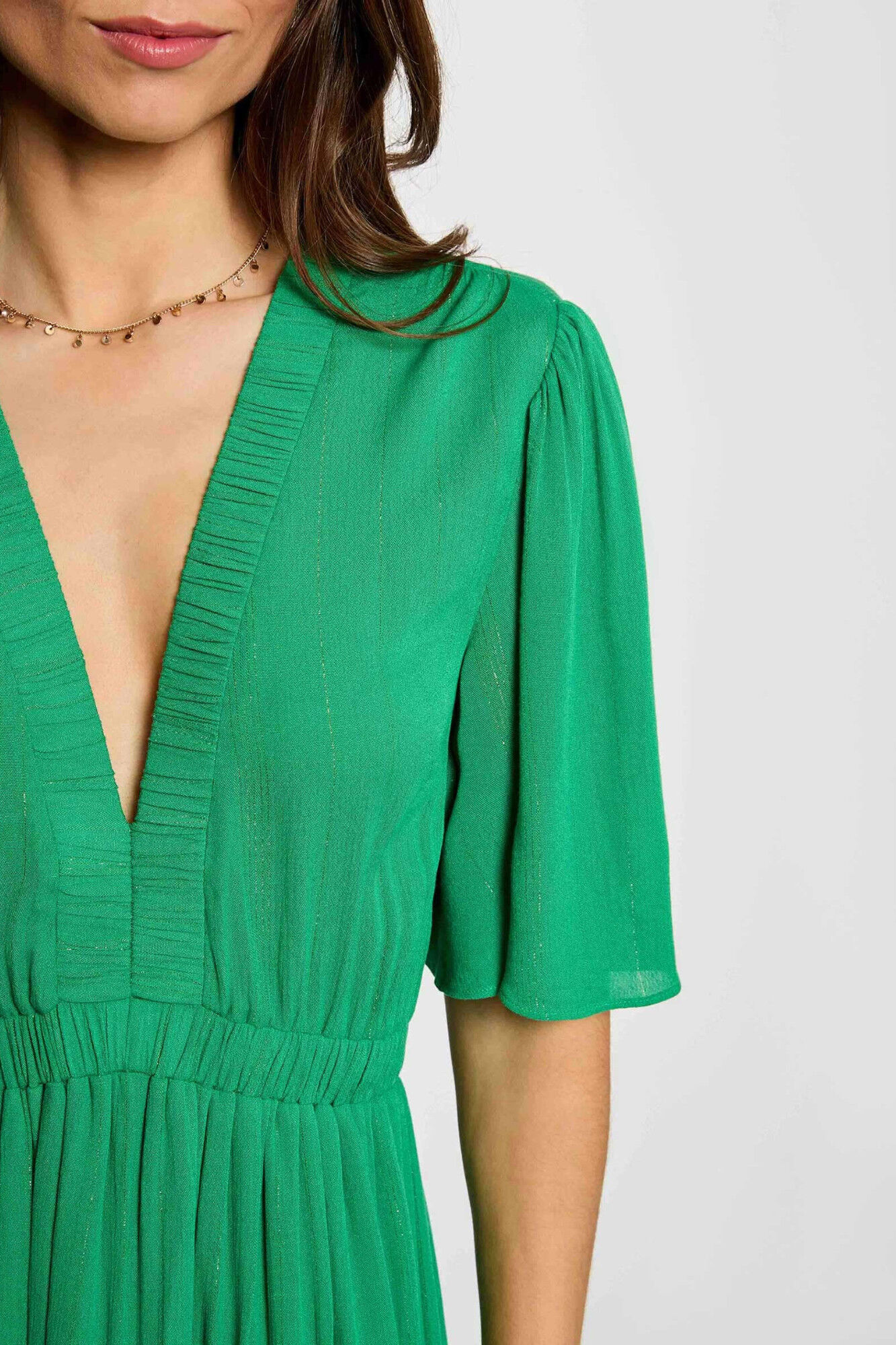Morgan Vestido comprido com decote em V