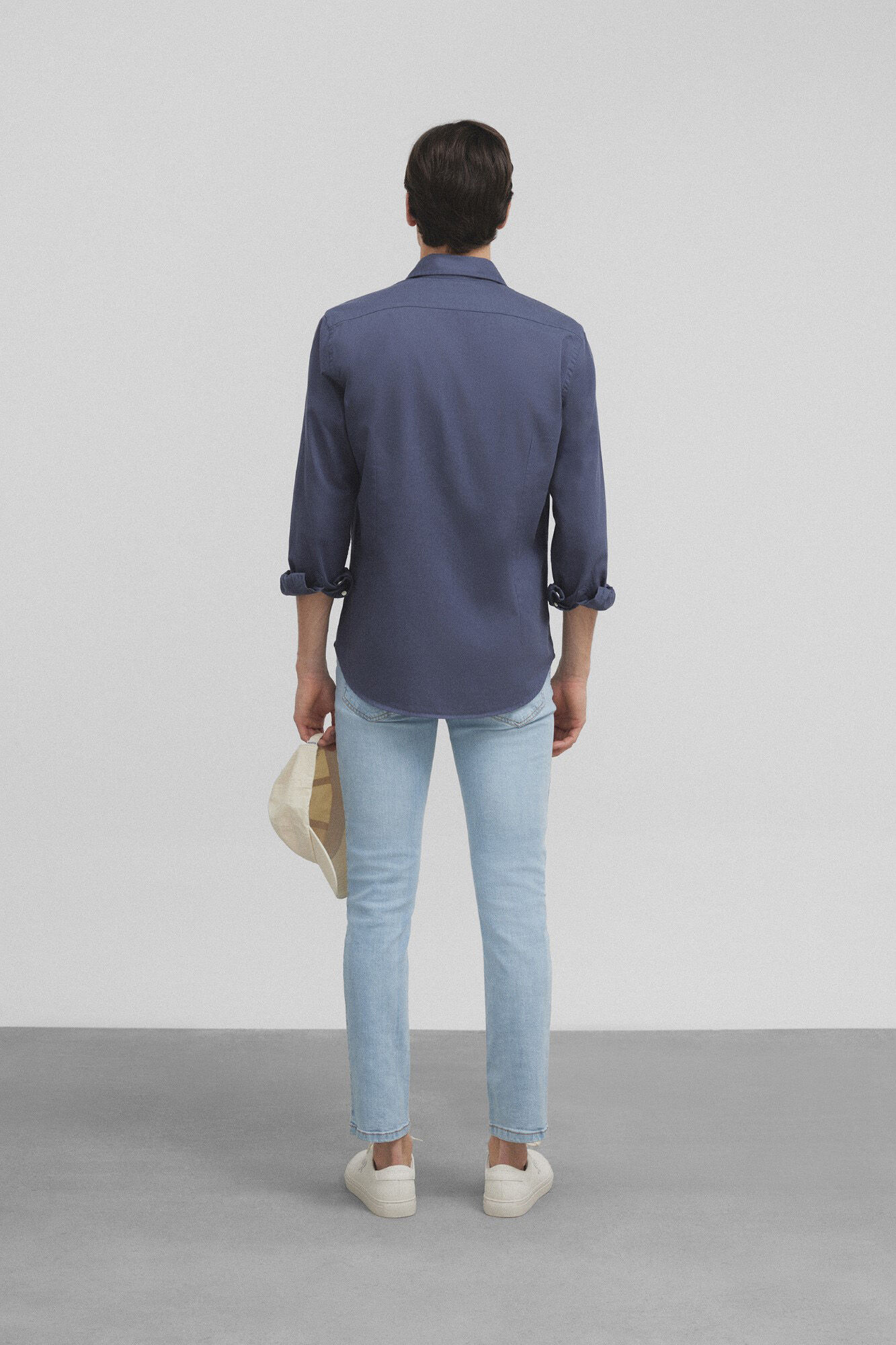 Silbon Camisa sport silbon structure Azul marino