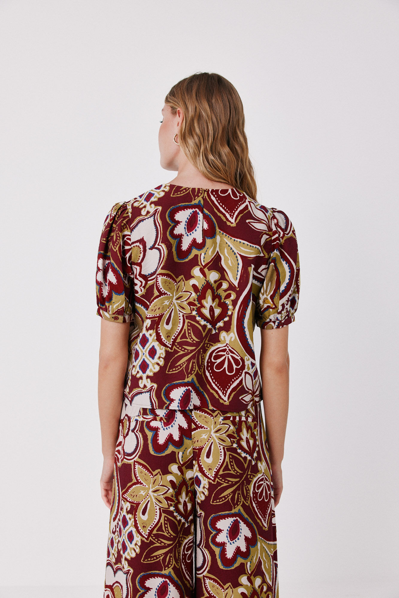 Cortefiel Printed blouse Multicolour