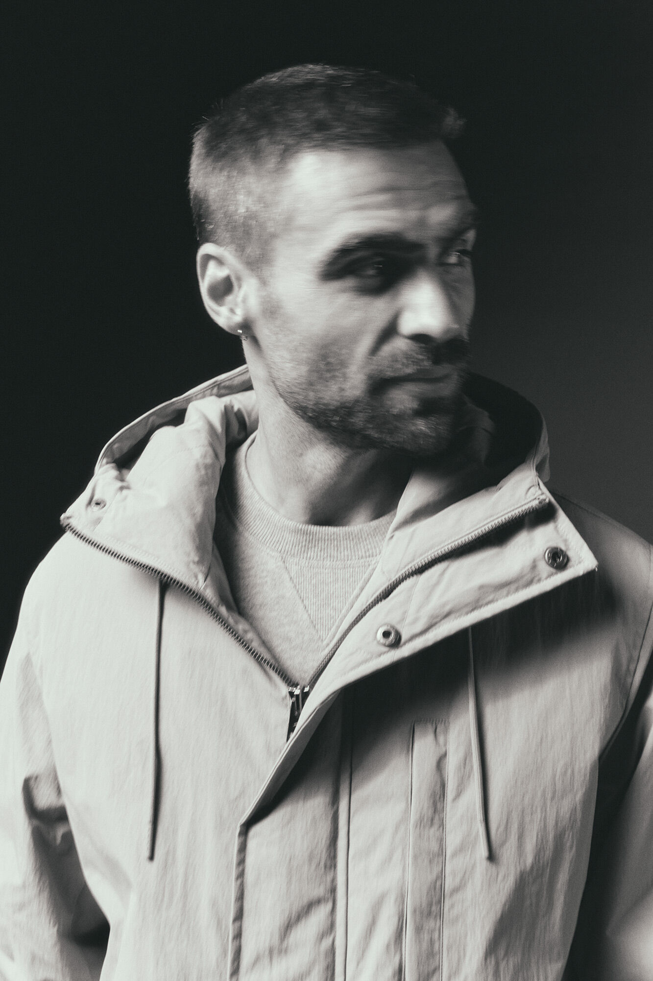 OOTO Parka comprida acolchoada Tostado