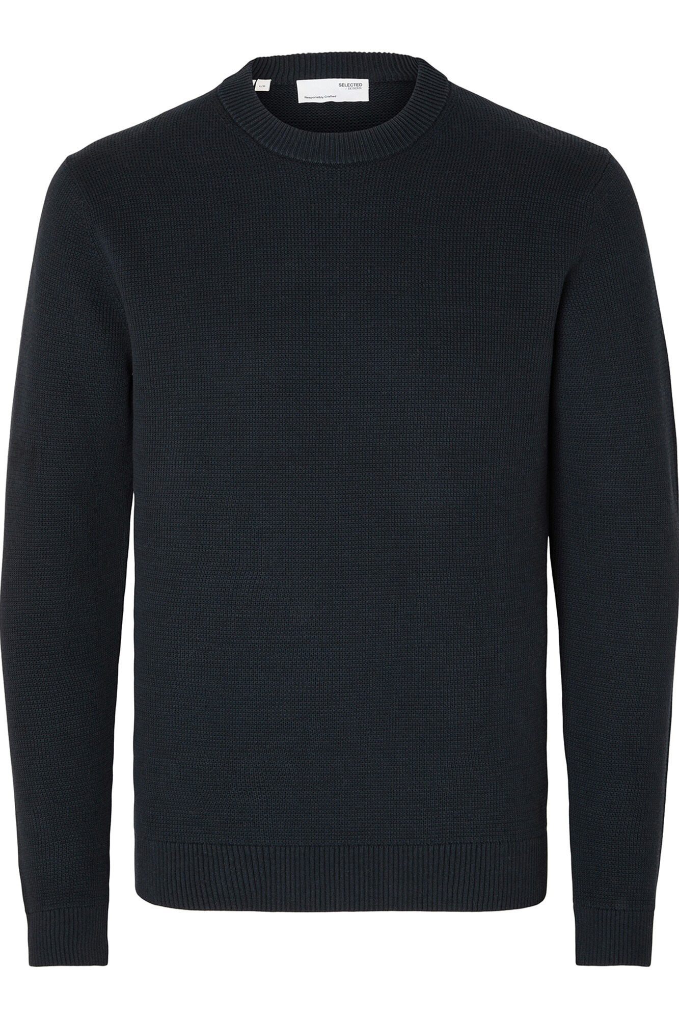 Selected Jersey estructura 100% algod&oacute;n org&aacute;nico. Negro