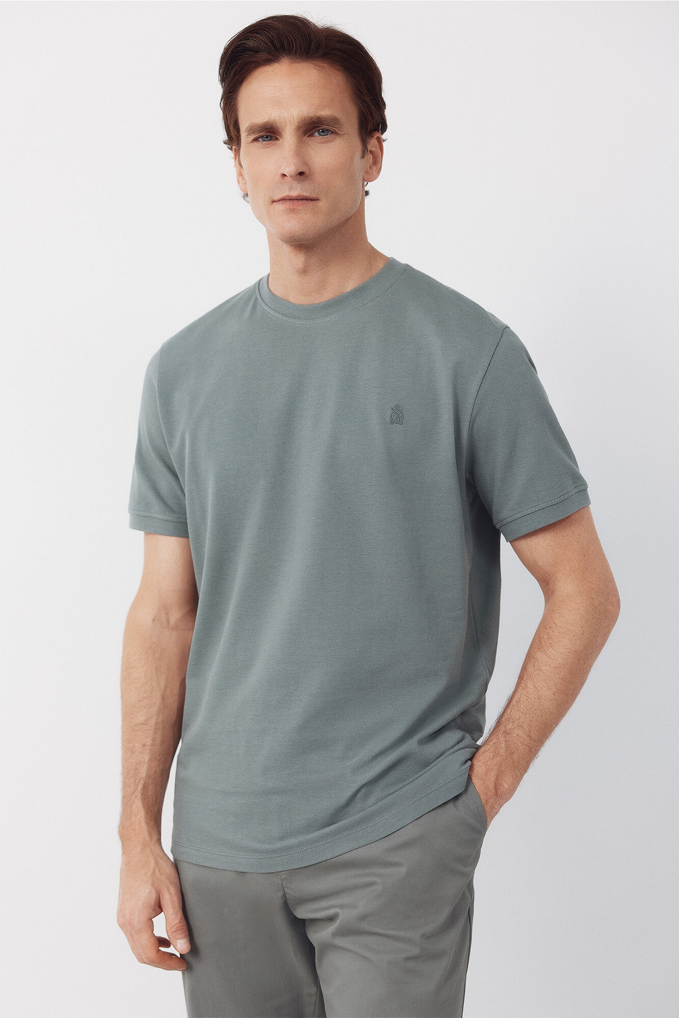 Cortefiel Camiseta b&aacute;sica piqu&eacute;