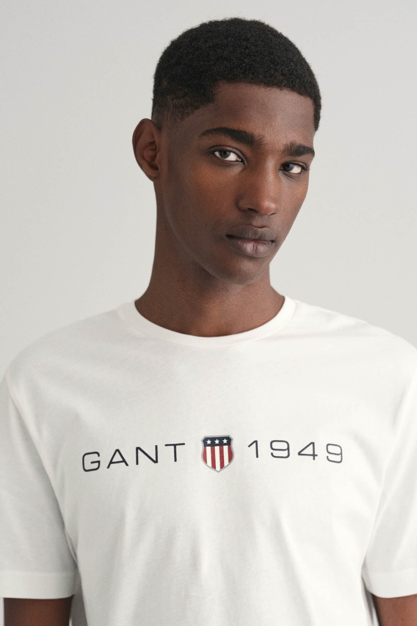 Gant T-shirt 100% algod&atilde;o Ecru