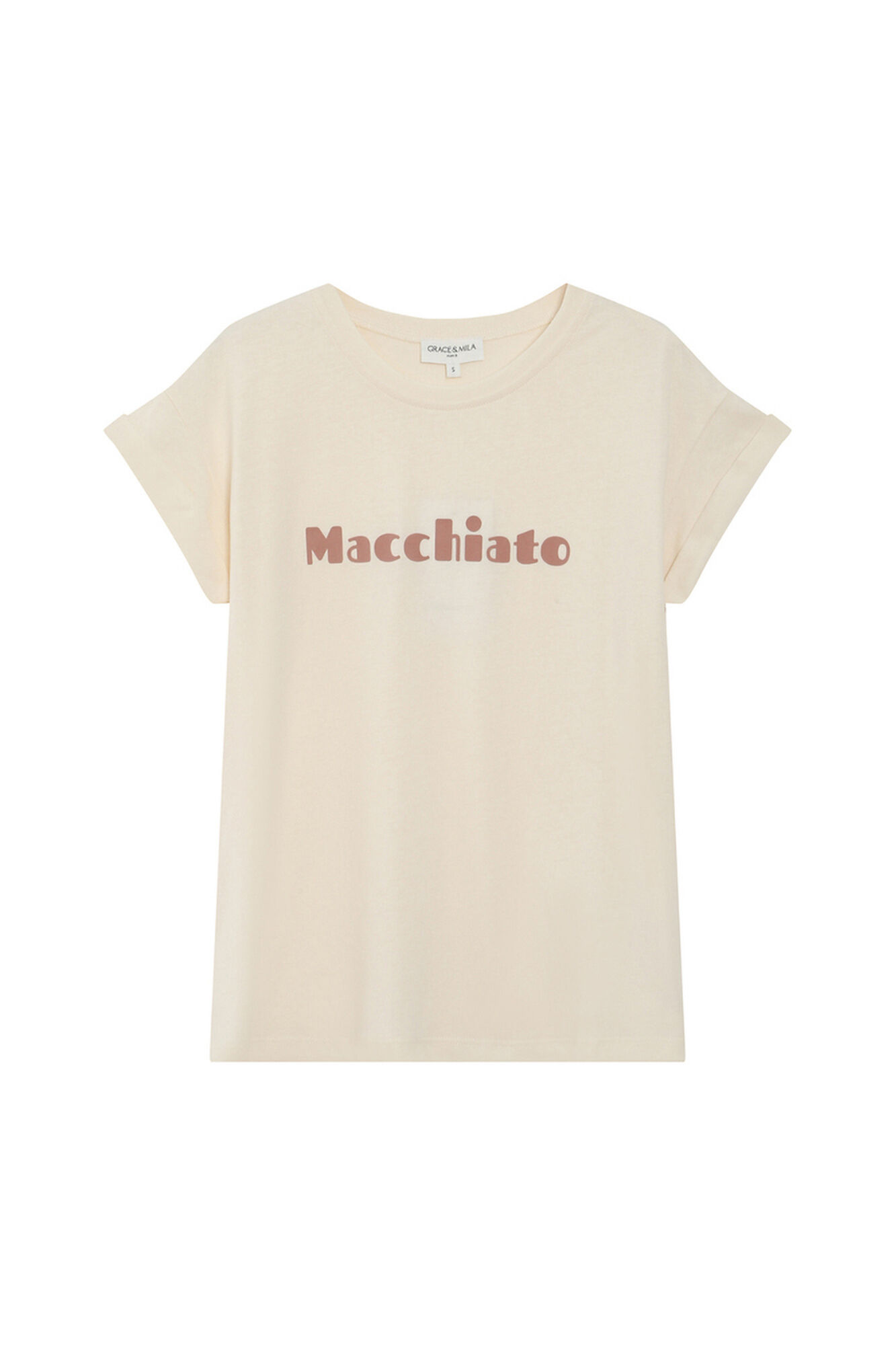 Grace & Mila T-shirt manga curta Vico Castanho