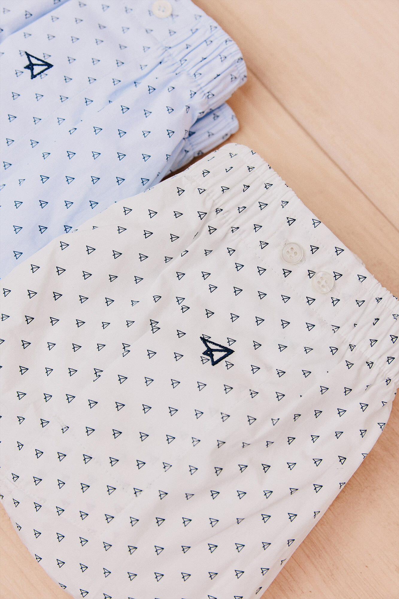 OOTO Pack 2 boxer em tecido Azul