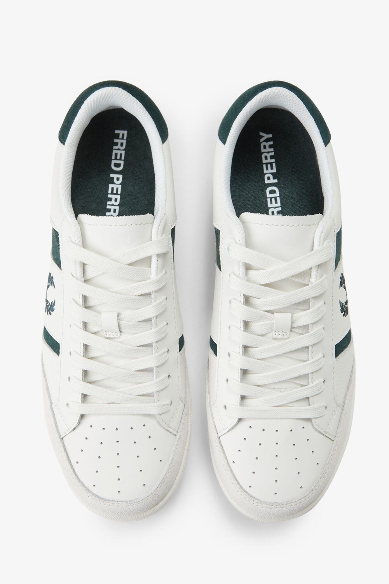 Fred Perry Sneaker B725 em pele/camur&ccedil;a Multicolorido