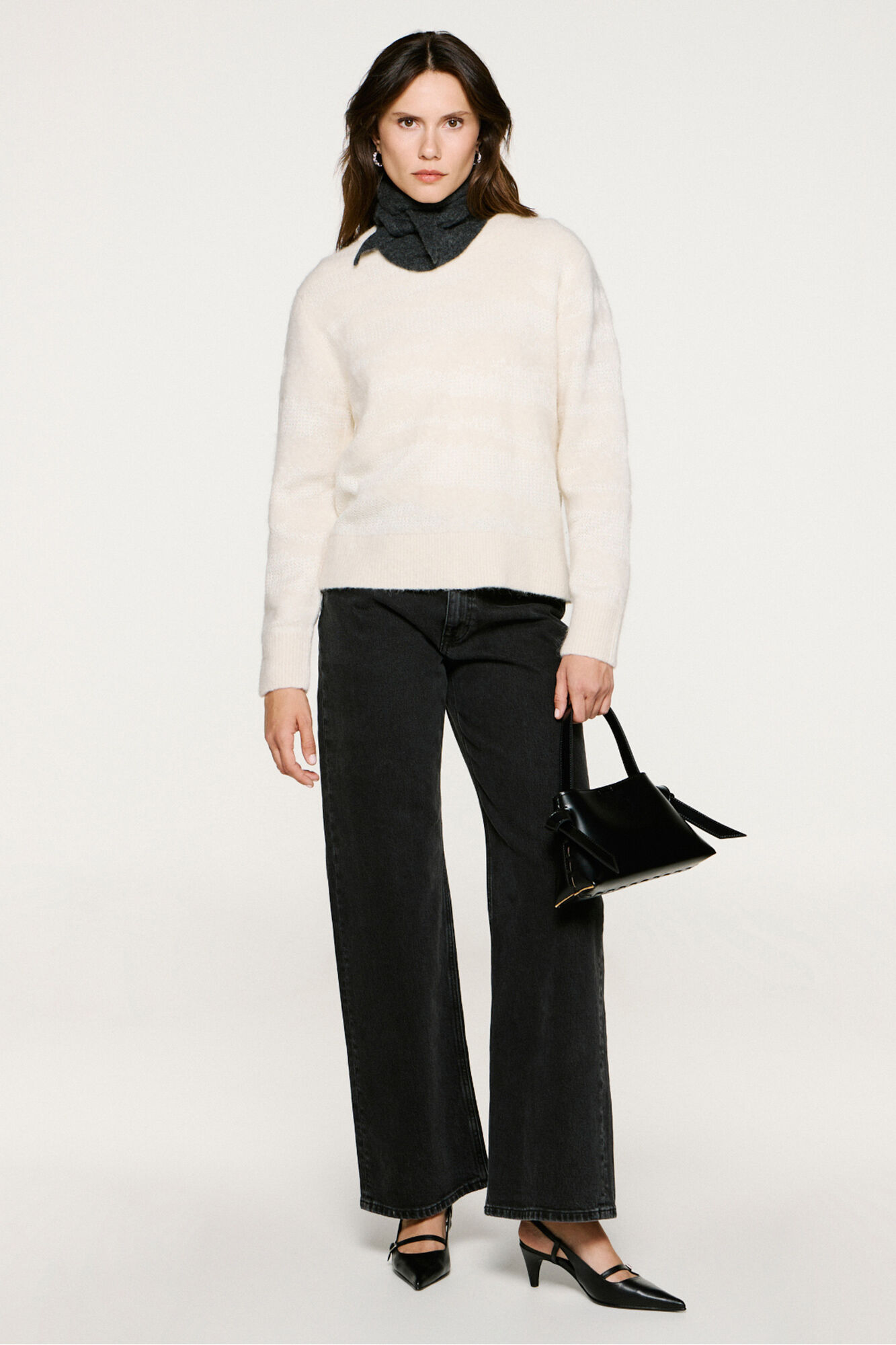 Selected Camisola de la&ccedil;ada de alpaca