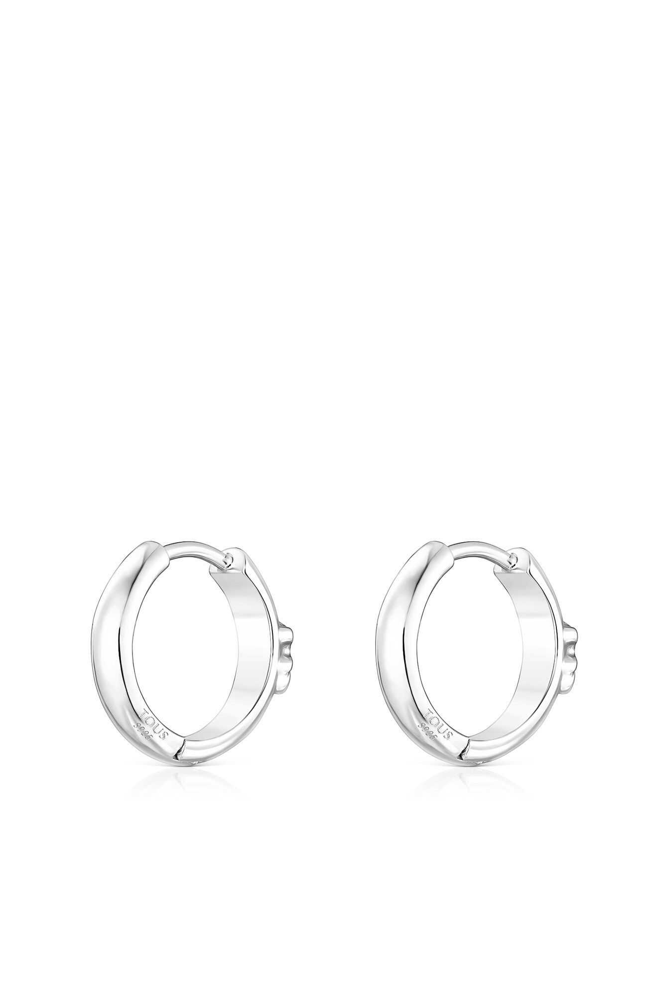 Tous Aros de plata oso Basics Gris