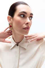 Lola Casademunt Embossed texture pendant Gold