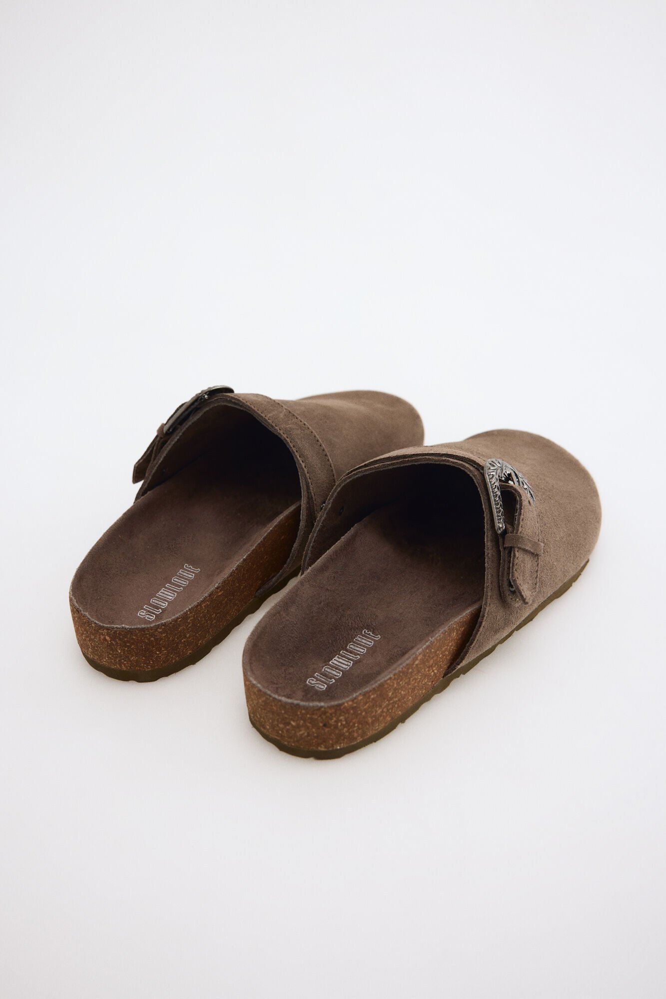 Slowlove Zueco piel destalonado Beige