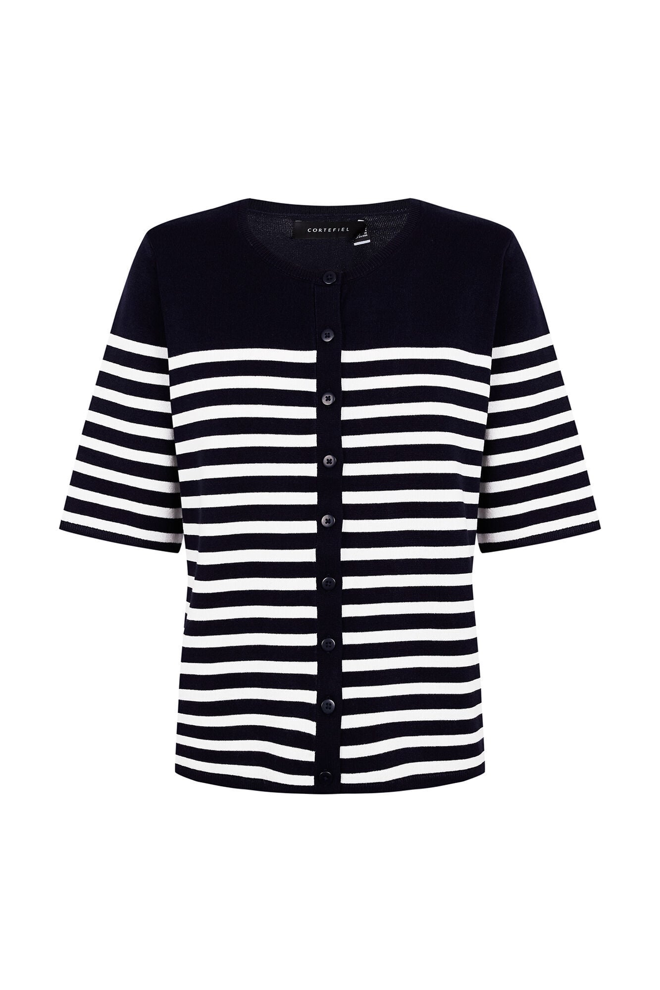 Cortefiel Short sleeve jacket Navy