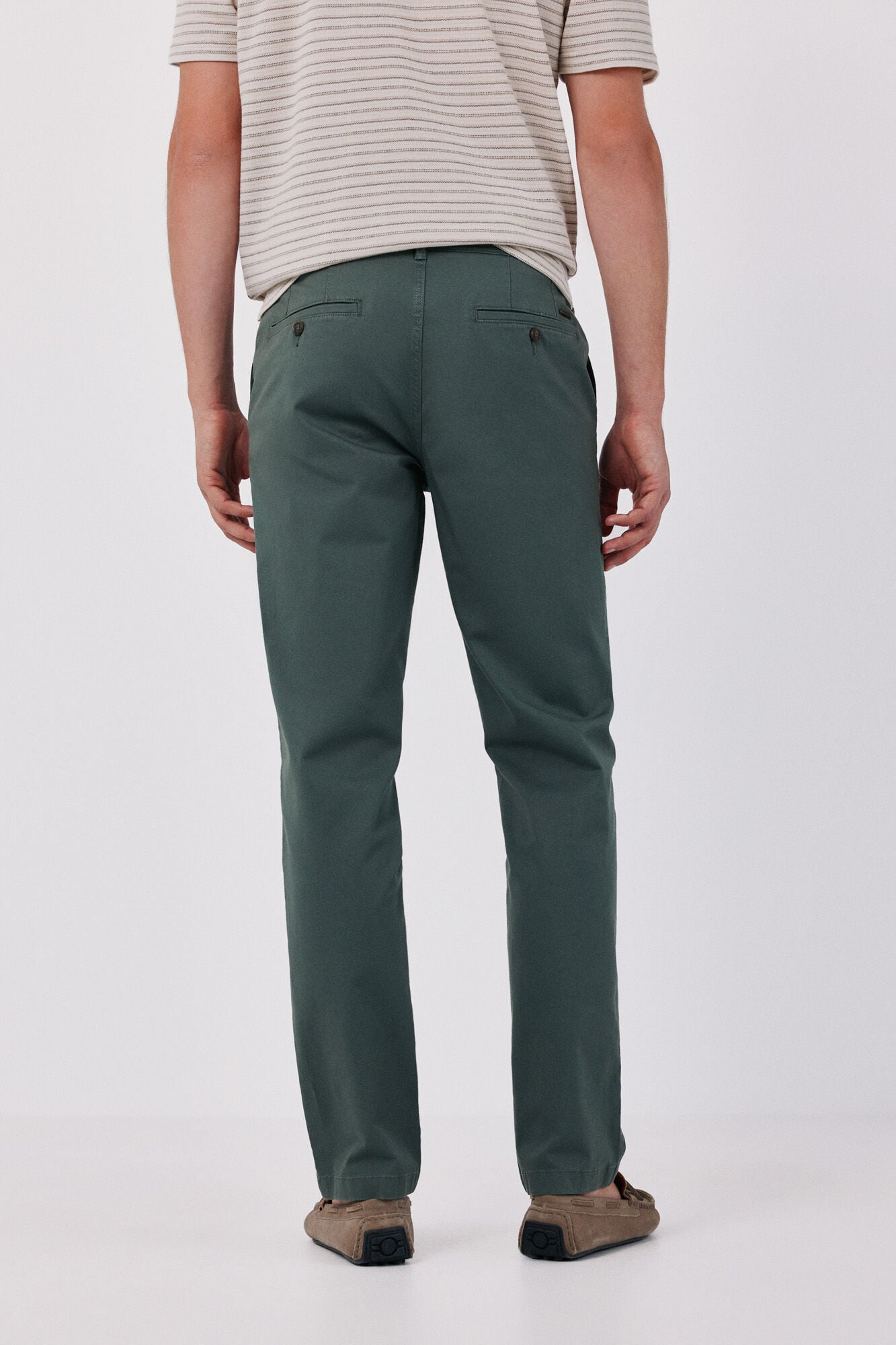 Cortefiel Cal&ccedil;as chino b&aacute;sicas leves regular Verde