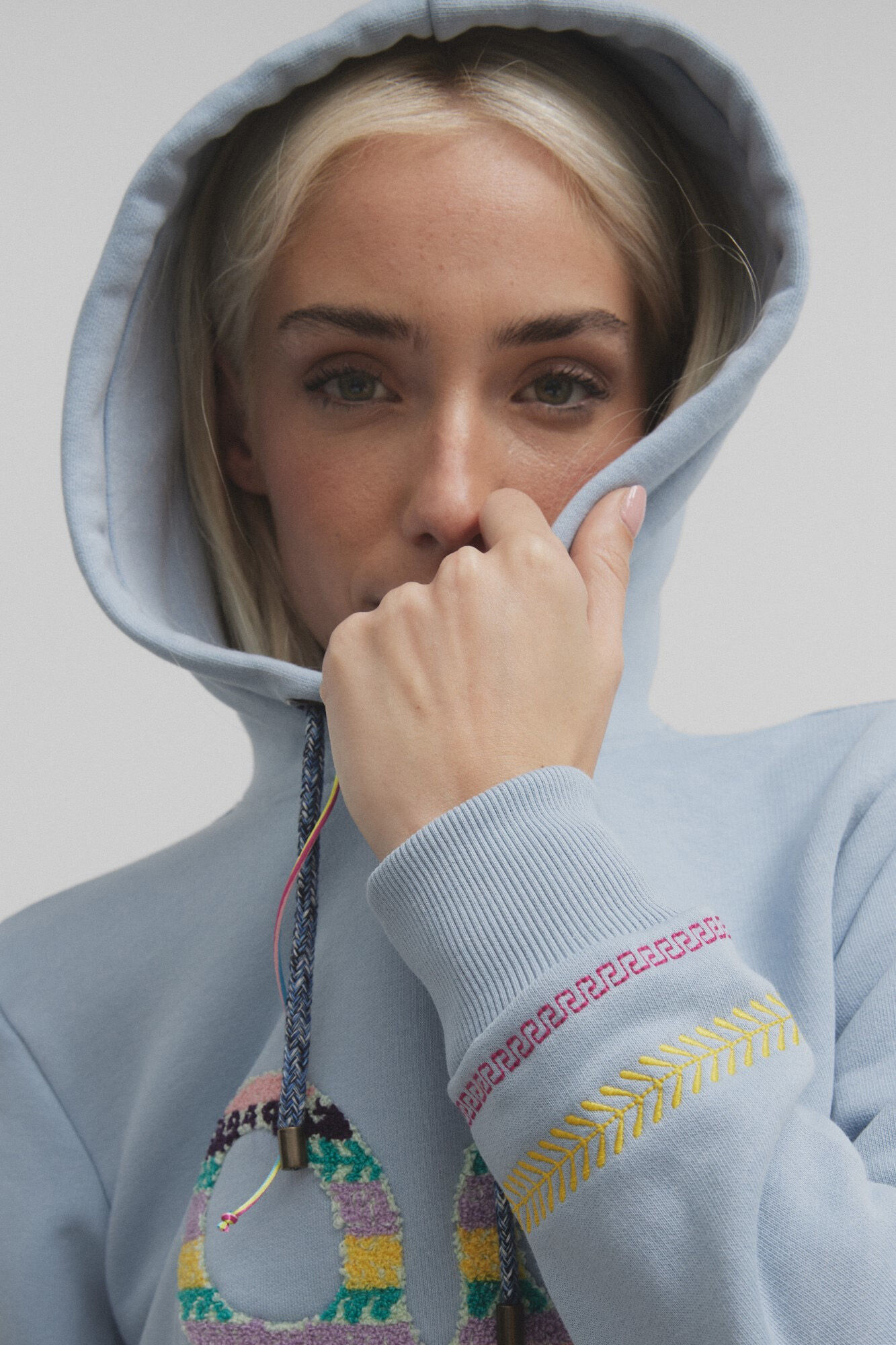 Silbon Sudadera woman raqueta etnica Azul