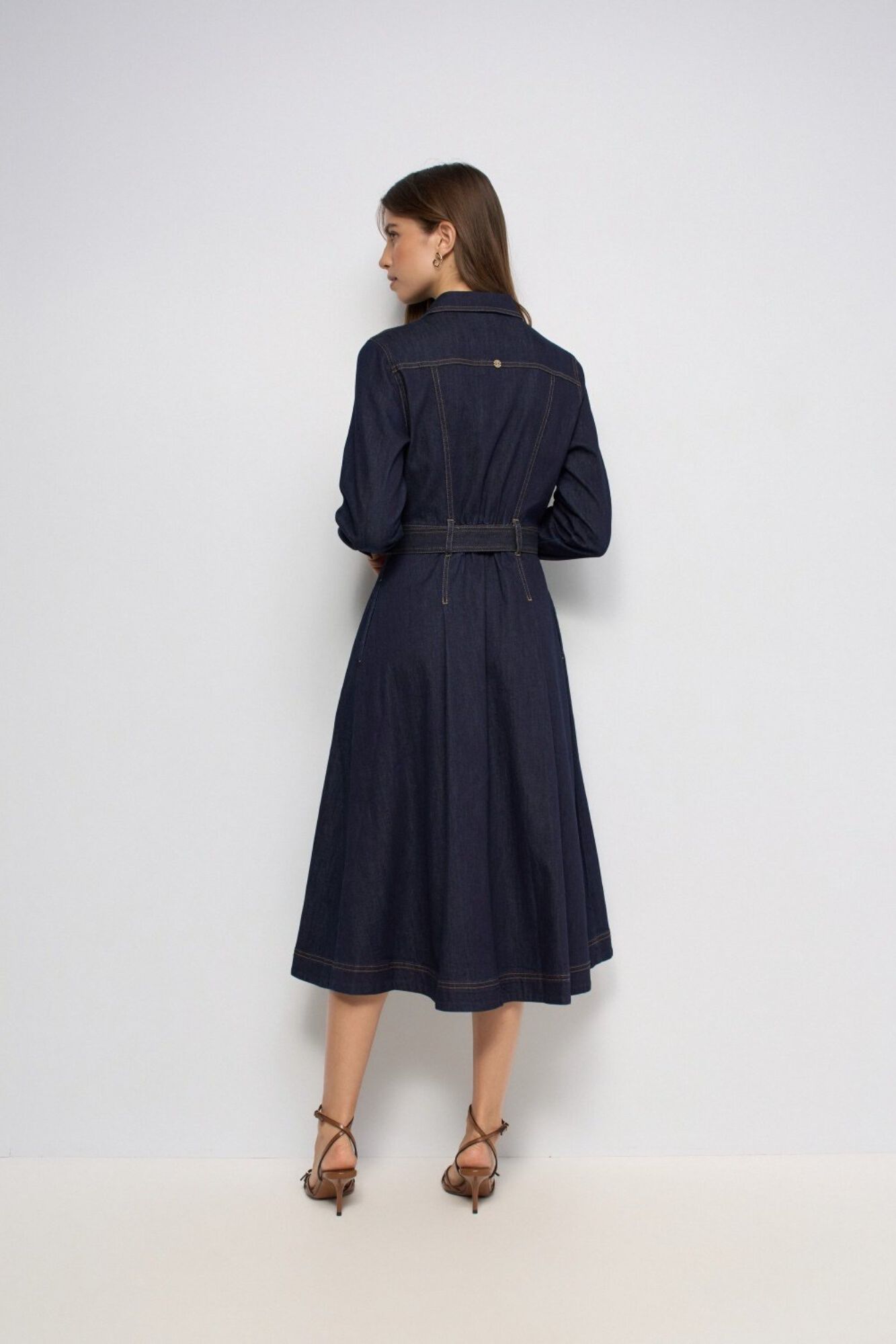 Salsa Jeans Vestido de ganga Azul