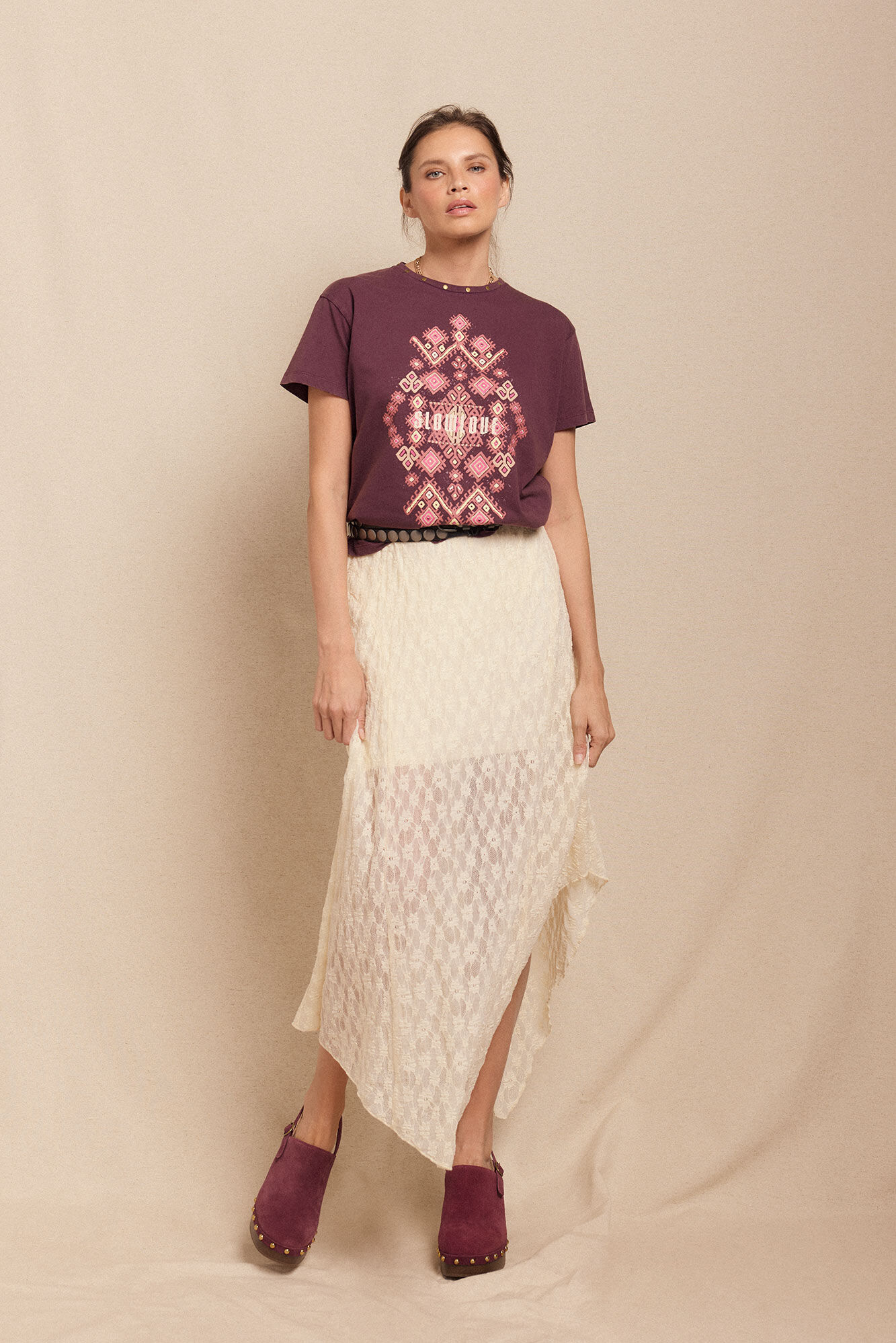 Slowlove T-shirt estampada Granada