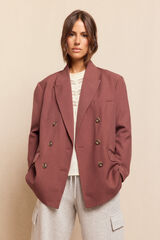 Slowlove Oversized blazer Maroon