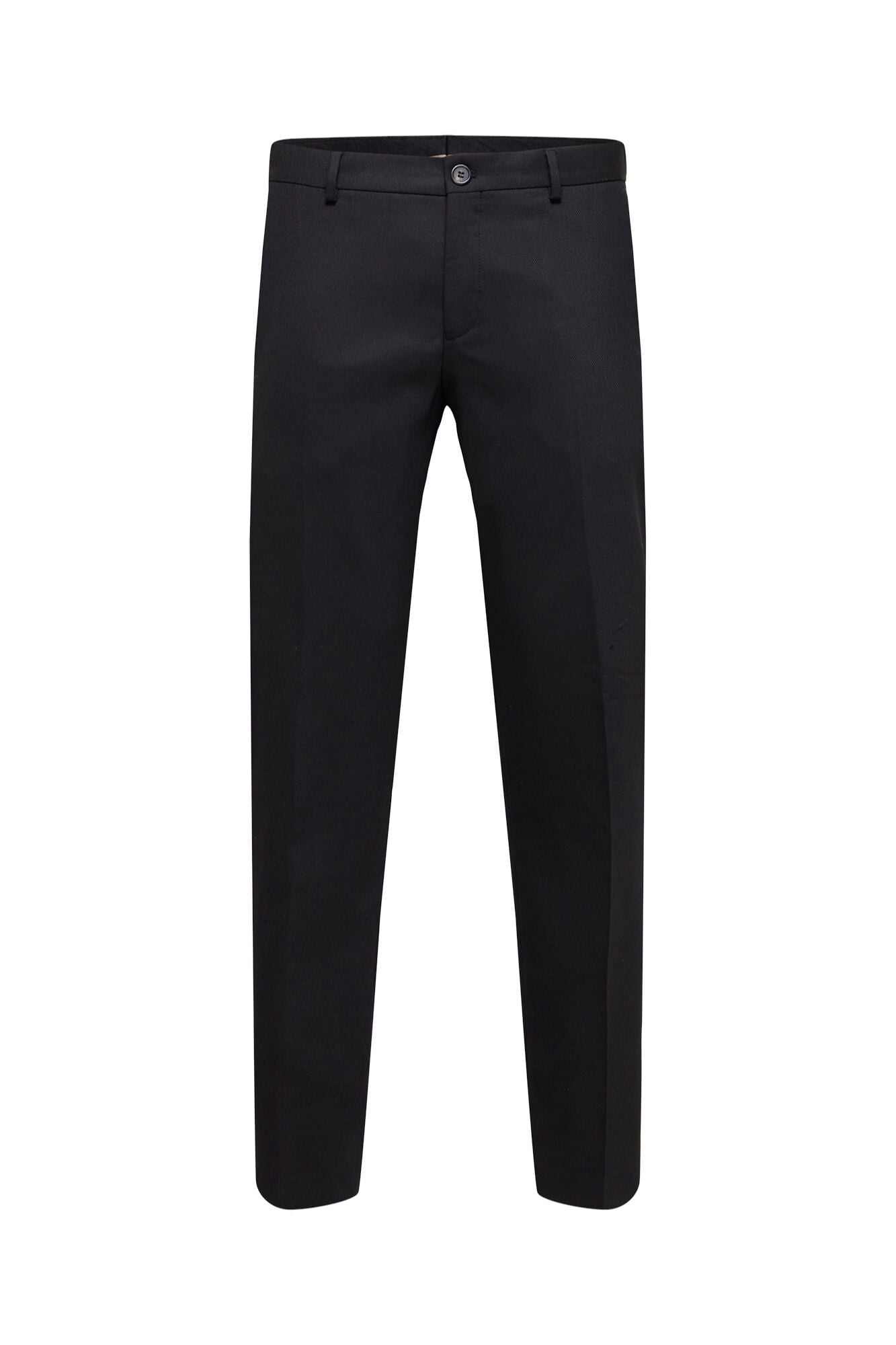 Selected Wool Slim Fit suit trousers Black