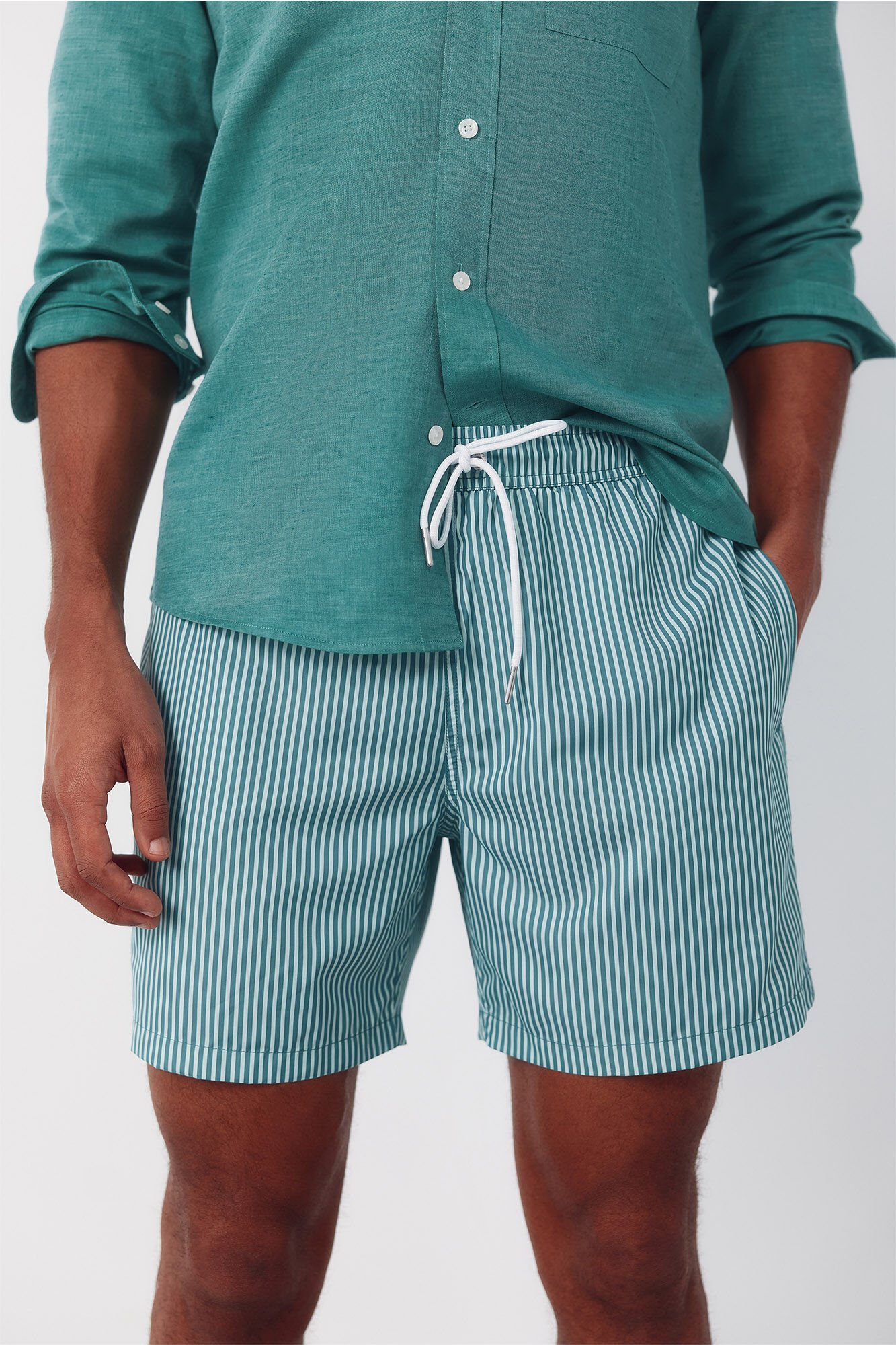 Cortefiel Striped print swimwear