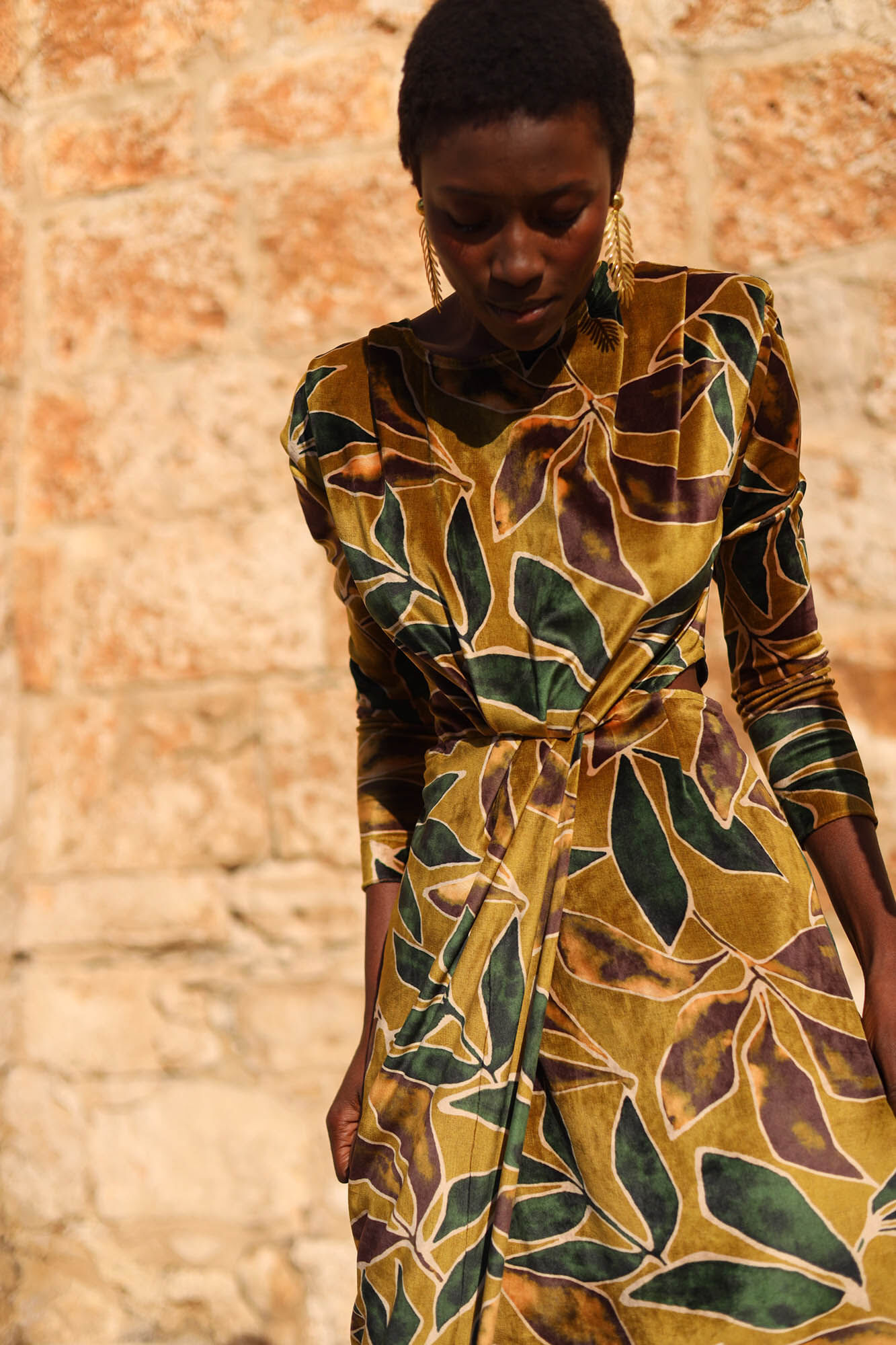 Panambi Vestido Peir Dourado