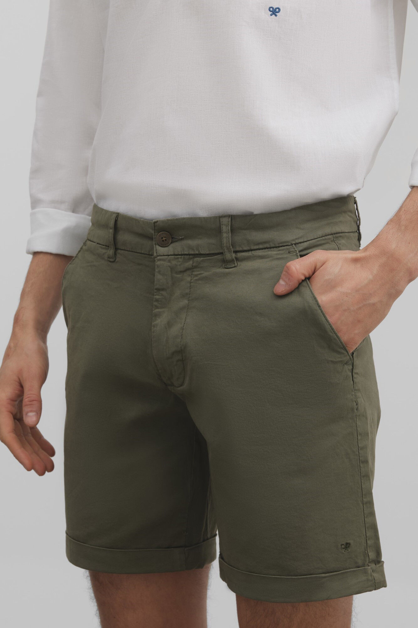 Silbon Silbon classic Bermuda shorts  Green