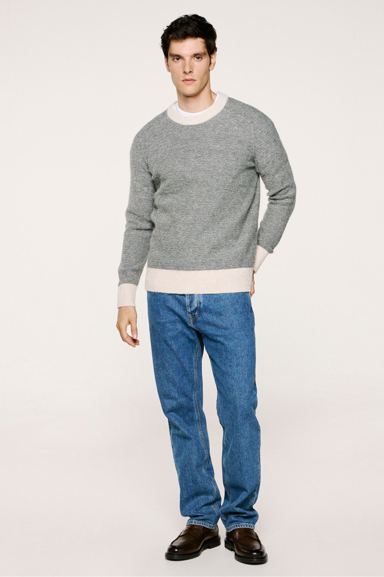 Selected Camisola de l&atilde; e alpaca 