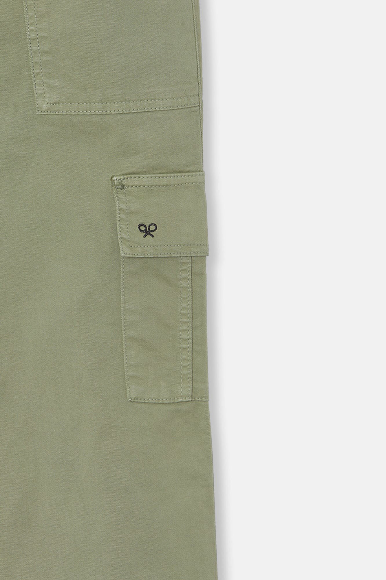 Silbon Pantal&oacute;n woman denim cargo Kaki
