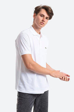 Cortefiel Classic Polo Shirt White