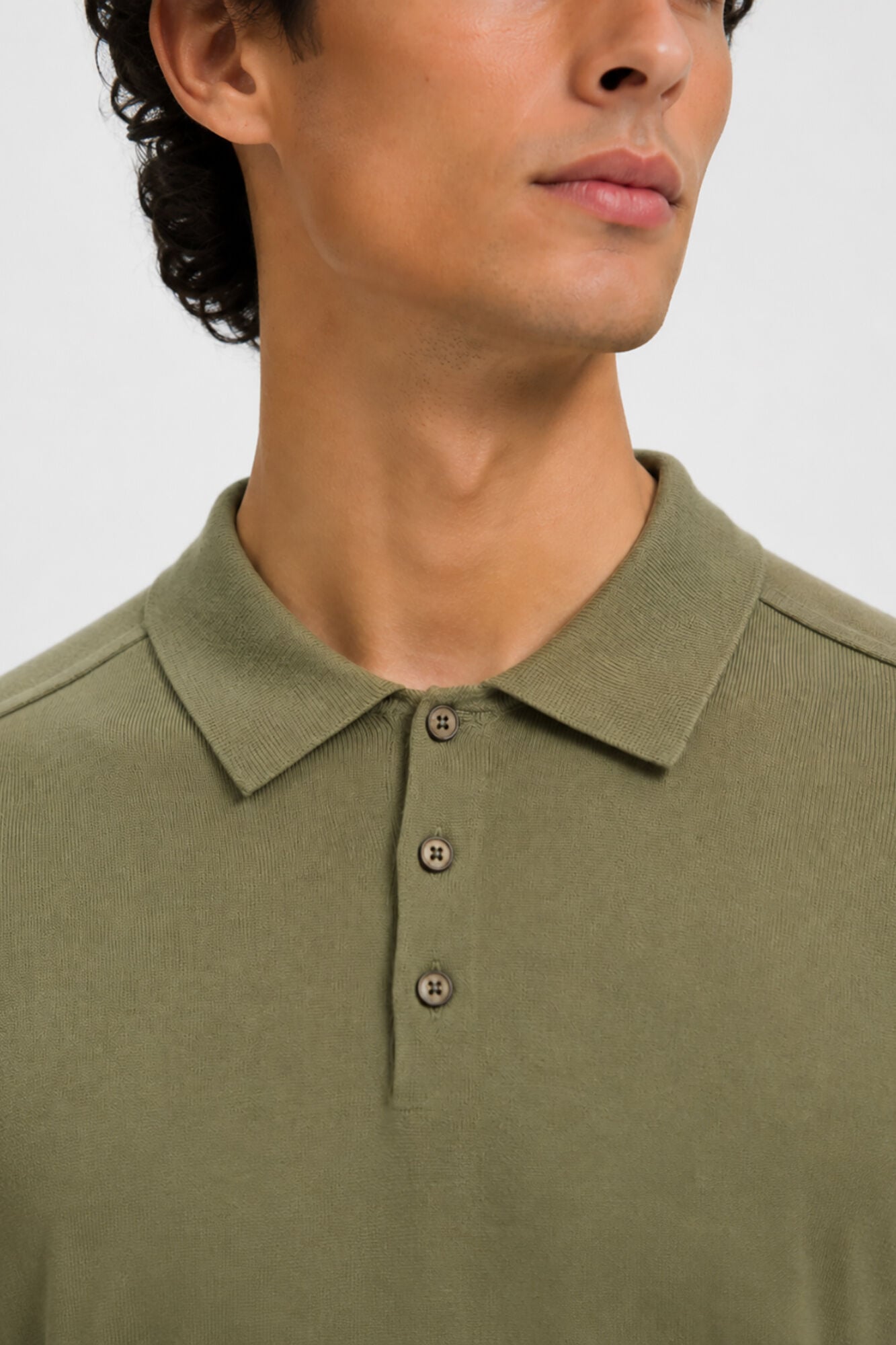 Selected Polo punto manga corta