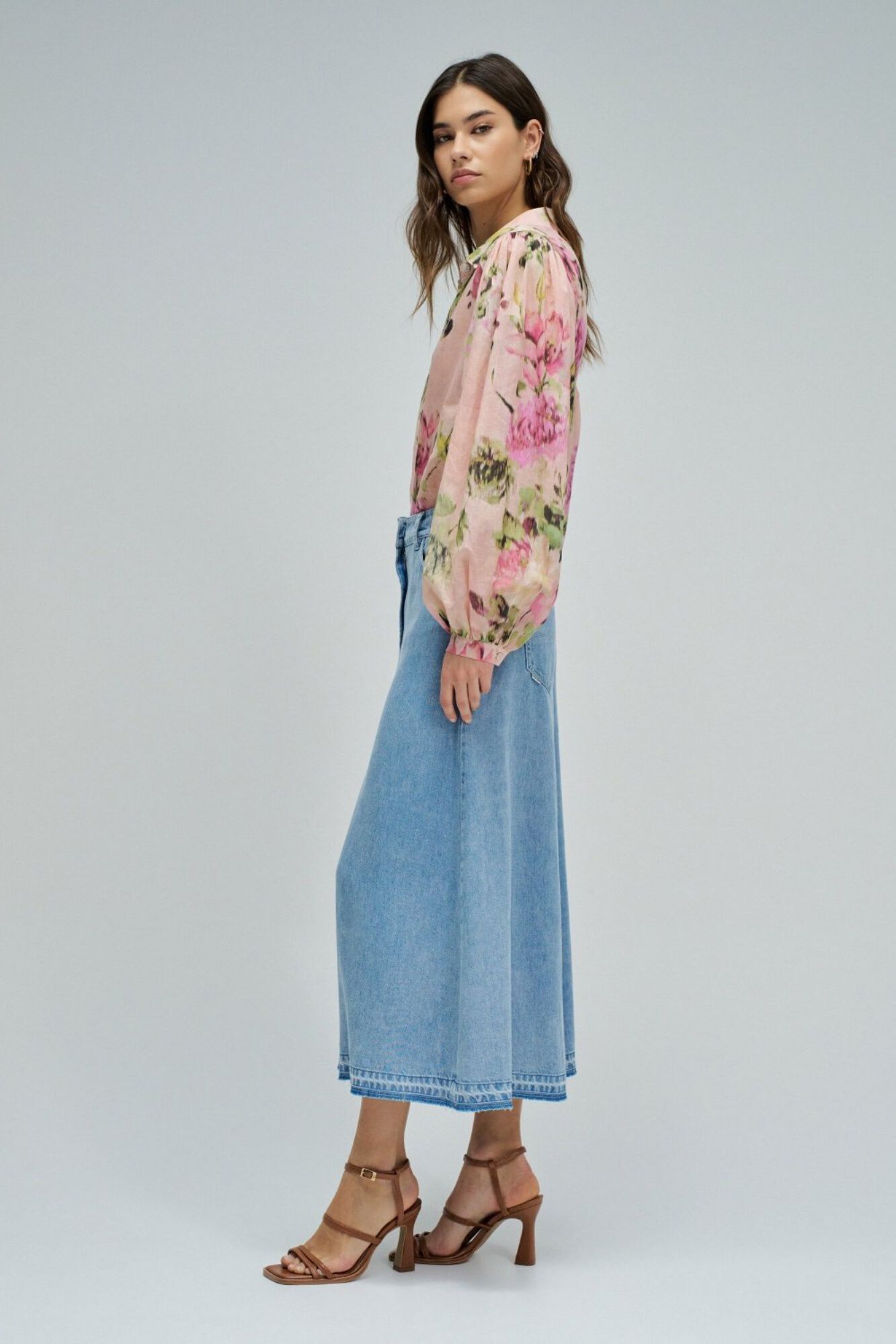 Salsa Jeans Light denim skirt Blue