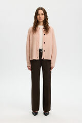 Selected Casaco de malha em l&atilde; e alpaca Subiu