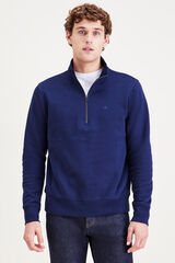 Dockers Camisola com fecho-&eacute;clair Azul