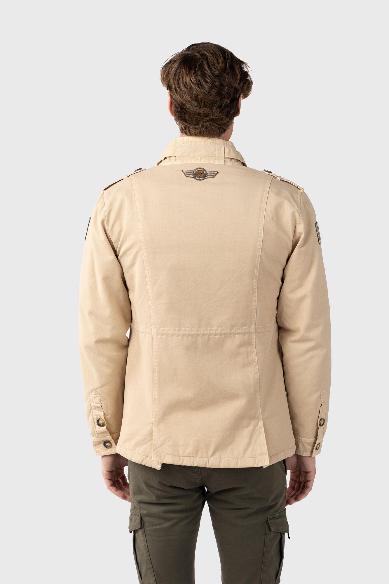 Williot Jaqueta saariana com manchas Tostado