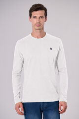 Us Polo T-shirt de manga manga Will Branco