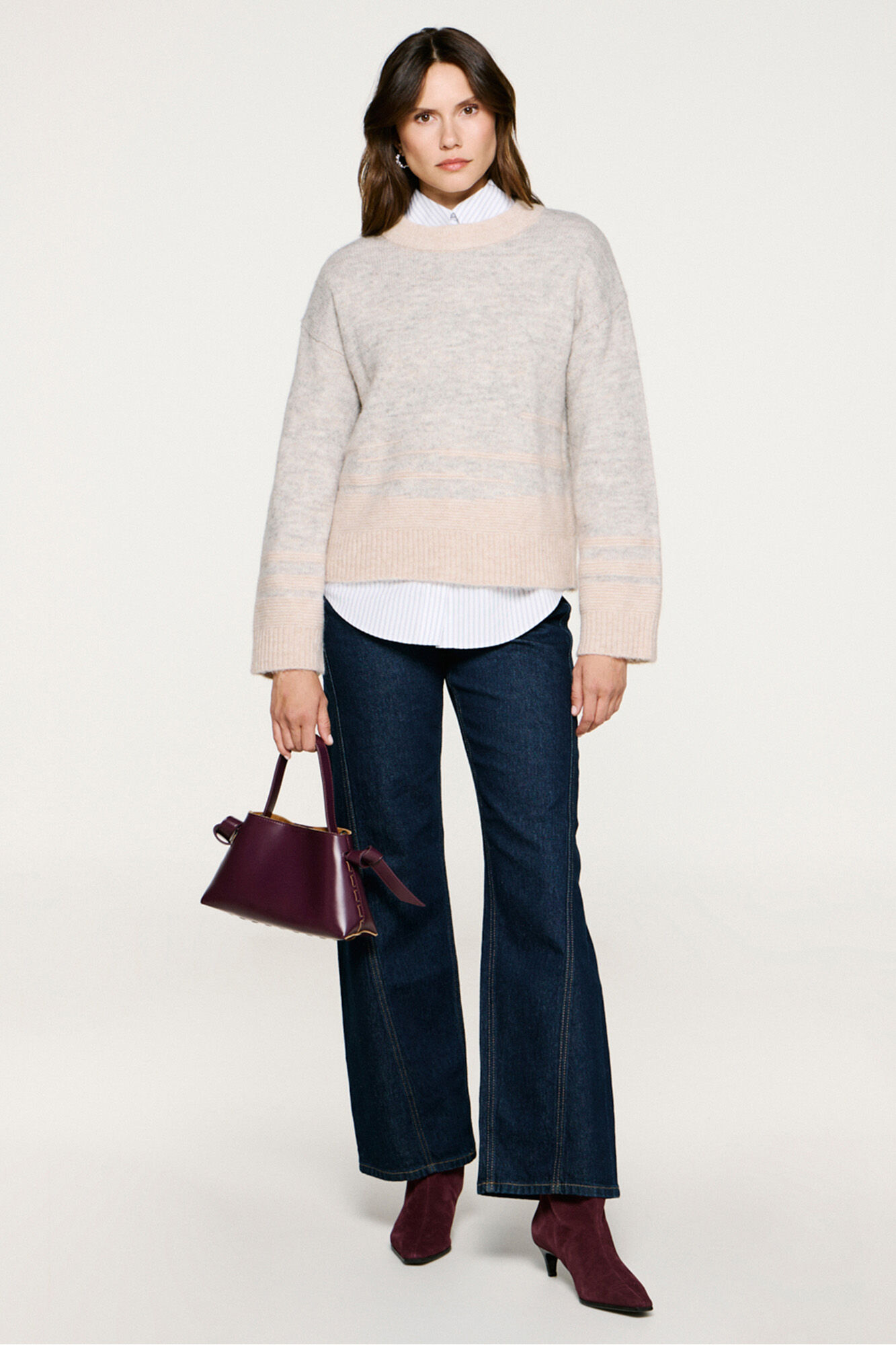 Selected Camisola de l&atilde; e alpaca 