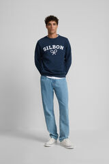 Silbon Moletom Sweatshirt Racket meia Azul
