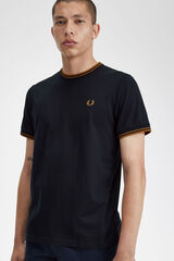 Fred Perry Men's short sleeve T-shirt  Navy