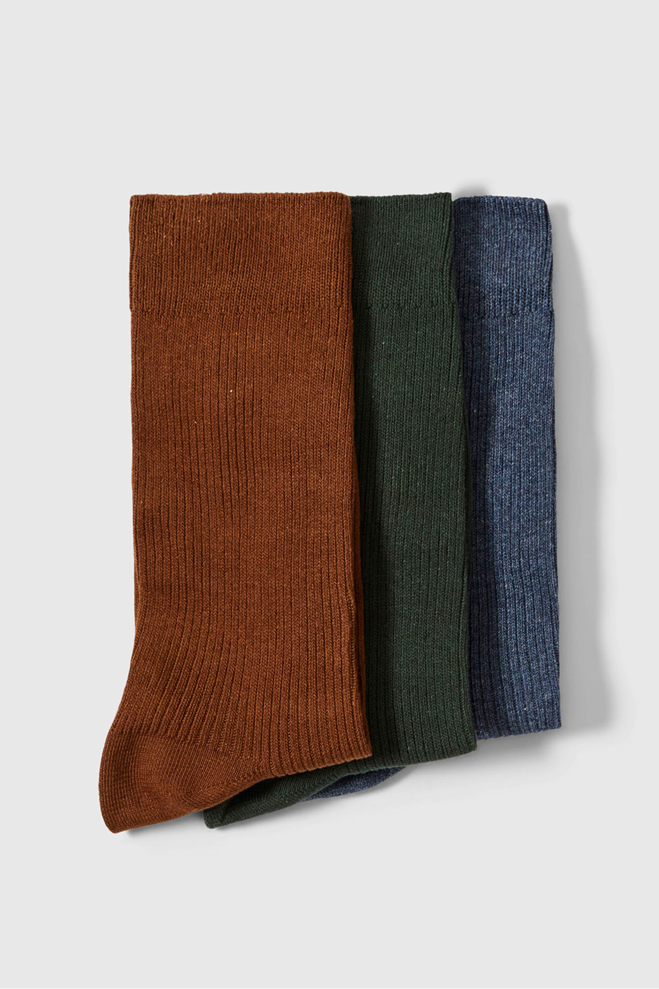 Selected Pack calcetines algod&oacute;n org&aacute;nico. Multicolor