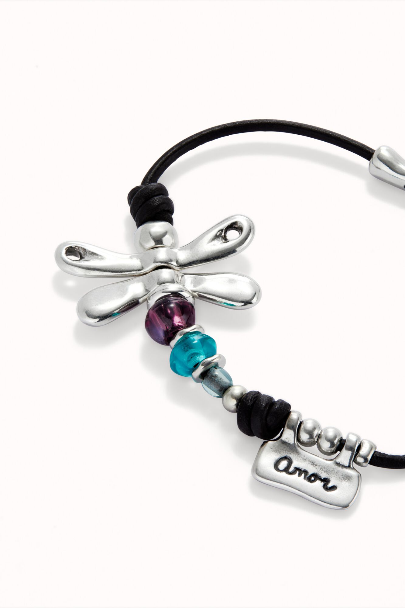 UNOde50 Pulsera lib&eacute;lula ba&ntilde;o de plata Multicolor